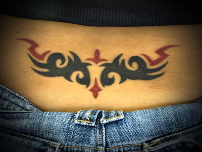 Dragon tattoos can be designed as tribal, and Celtic designs . Lower Back